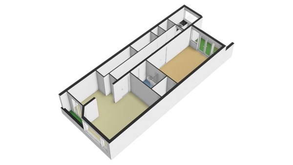 Floorplan - Mathenesserweg 113B, 3027 HL Rotterdam